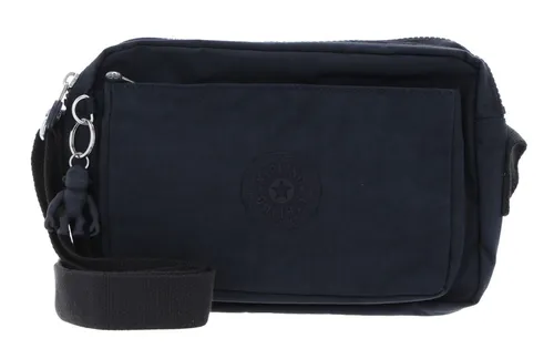 Kipling ABANU M Umhängetasche Blau - Modische mittelgroße Umhängetasche mit verstellbarem Schulterriemen, ideal für den Alltag. 2 Hauptfächer mit Reißverschluss und praktische Innentaschen bieten viel Stauraum.
