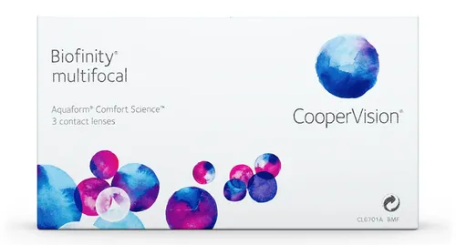 Biofinity Multifocal D Monatslinsen (3er Pack, 5.75 dpt, Addition 2.5, BC 8.6) - Erleben Sie klare Sicht in jeder Entfernung mit Biofinity Multifocal Monatslinsen. Ideal für Alterssichtigkeit und höchsten Tragekomfort – perfekt für den Alltag!