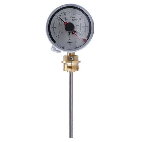 Jumo Trafo-Thermometer 00491256 IP54 - Temperatur-& Feuchtigkeitssensoren, zuverlässiger Trafo-Thermometer mit einstellbarem Temperaturbereich von -20 bis 120°C und robustem IP54 Schutz.