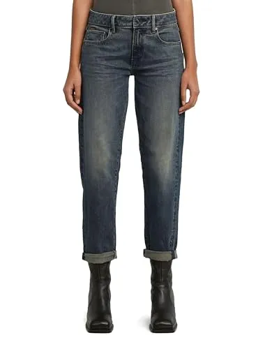 G-STAR Damen Kate Boyfriend Jeans - Blau (Antic Sand Blast) - Jeans im Boyfriend Fit, ideal für jeden Körpertyp. Low Waist Schnitt mit relaxed Fit für Komfort und Stil. 5-Pocket-Design und lässiger Look.