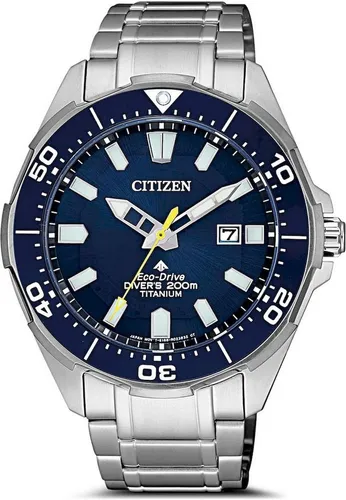 CITIZEN Promaster Marine Eco-Drive Herren Taucheruhr - Hochwertige Armbanduhr für Herren mit Eco-Drive Technologie, 20 bar wasserdicht und einer Gangreserve von 180 Tagen – ideal für Taucher und Umweltbewusste.