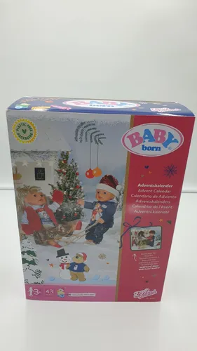 BABY born Adventskalender 2022 - Adventskalender für BABY born mit 24 zauberhaften Überraschungen, darunter Kleidung und Accessoires für fantasievolles Spiel. Ideal für kleine Weihnachtsfreunde ab 3 Jahren.