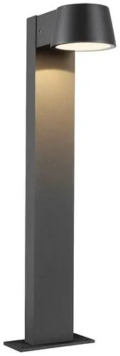 Paulmann 94715 LED Außenleuchte Pollerleuchte Capea - Insektenfreundliche Pollerleuchte mit goldener Lichtfarbe für eine gemütliche Atmosphäre im Garten, IP44 spritzwassergeschützt und ideal zur Ausleuchtung von Wegen.