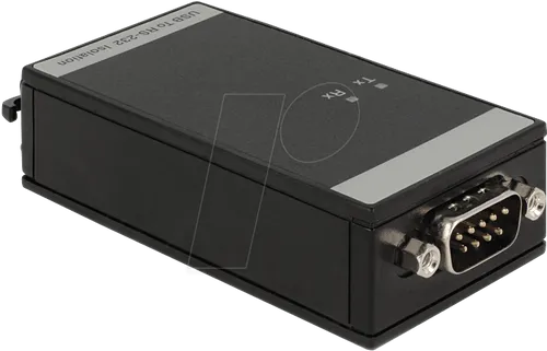 DELOCK 62502 - USB auf Seriell Konverter RS-232 mit 5 kV Isolation - USB-Adapter zur Verbindung von seriellen Geräten mit galvanischer Trennung, ideal für präzise Messungen in Laboren und störungsfreie Audiowiedergabe.
