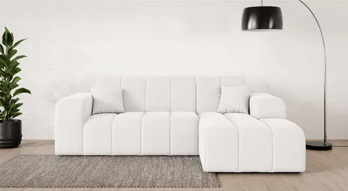 OTTO home Ecksofa CASSY L-Form, Schlafsofa mit Bettkasten, Maße B/T/H: 245/165/88 cm, mit 2 Rückenkissen, Recamiere rechts oder links bestellbar