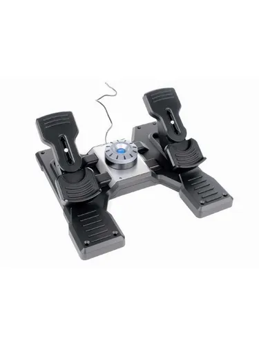 G Saitek Pro Flight Rudder Pedals - Wired Controller für PC - Gaming-Zubehör mit präziser Steuerung und robustem Design für ein realistisches Flugerlebnis.