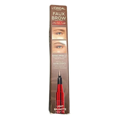 L’Oréal Paris Infaillible Faux Brow Augenbrauenstift Light Brunette 1 ml - L’Oréal Paris Infaillible Faux Brow, 1 ml, für präzise und vollere Augenbrauen. Ideal zum Nachzeichnen und Formen, um Ihre natürliche Schönheit zu betonen.