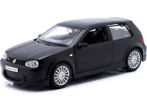 Passend für VW Golf R32 Mk4 V6 Schwarz Matt 124 Maisto 31290