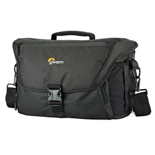 Lowepro Nova 200 AW II Schwarz - Geräumige Fototasche mit All Weather Cover, optimaler Schutz für Ihre Profi-Ausrüstung bei jedem Wetter