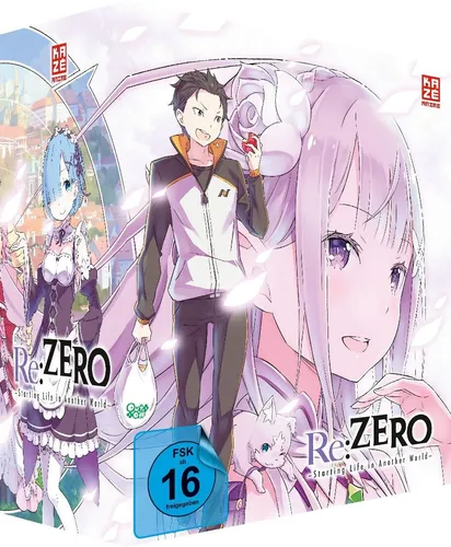 Re:ZERO - Starting Life in Another World - Staffel 1 - Gesamtausgabe - [DVD] - Fantastische Anime-Serie, freigegeben ab 16 Jahren, mit packender Story und einzigartigen Charakteren.