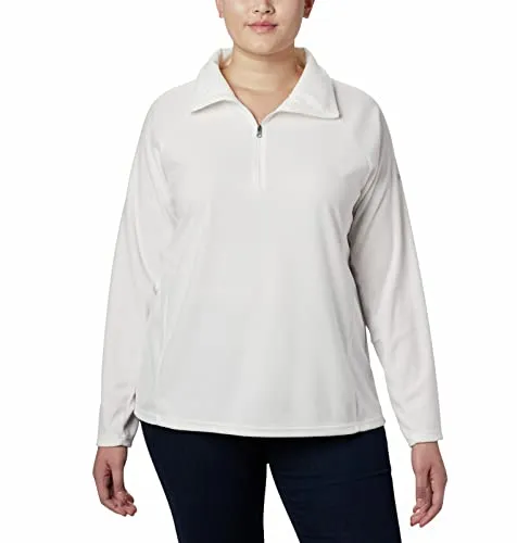 Columbia Glacial IV 1/2 Zip sea salt (125) XXL - Fleecejacke für Damen, leichtes Microfleece mit hervorragendem Stretch für optimale Bewegungsfreiheit und Komfort – ideal für Freizeit und Alltag.