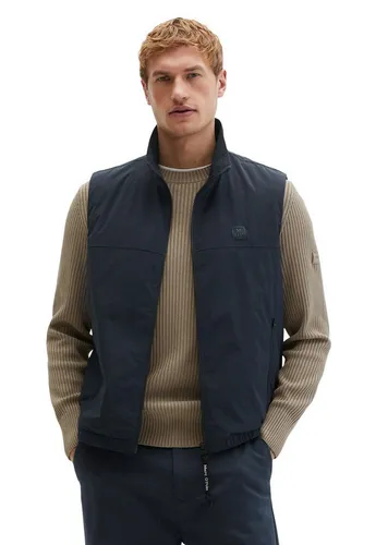 Marc O'Polo Steppweste aus recyceltem Polyester blau XXL (54) - Stylische Steppweste für Herren in Dark Navy, gefertigt aus 100% recyceltem Polyester. Ideal für Layering und vielseitig kombinierbar. Pflegeleicht und mit Reißverschluss für optimalen Tragekomfort.