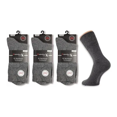 Sobi Herren Diabetiker Socken o. Gummi