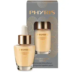 PHYRIS Golden Magic Serum Limited Edition 30 ml - Gesichtsserum mit AHA Refine System und Pro Kollagen Peptiden, verfeinert das Hautbild und sorgt für einen glamourösen, goldenen Schimmer.