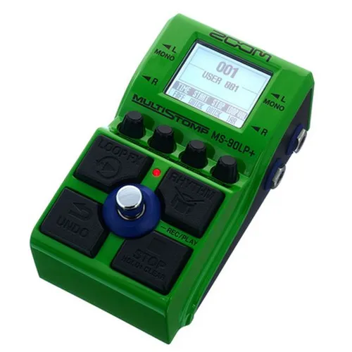 Zoom MS-90LP+ Looper-Pedal für Gitarre und Bass - E-Gitarren-Multieffektpedale mit 100 Loops, 90 Minuten pro Loop und 32-bit Float für makellose Audioqualität. Ideal für kreative Live-Performances!