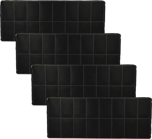 vhbw 4x Aktivkohlefilter kompatibel mit Bosch CD53030, CD53030/05, CD5202/04, CD52030, Constructa, CD53030/08 Dunstabzugshaube - 42 x 16,8 x 3,1 cm