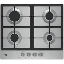 Beko HIAG 64225 SX 7718086714 Kochfeld - Kochfeld mit 7400 W, modernem Design und Gas-Ausflusssicherung für sicheres Kochen in deiner Küche.