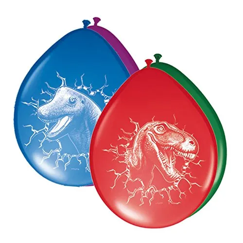 Folat 61855 Dinosaurier Ballons - 6 Stück