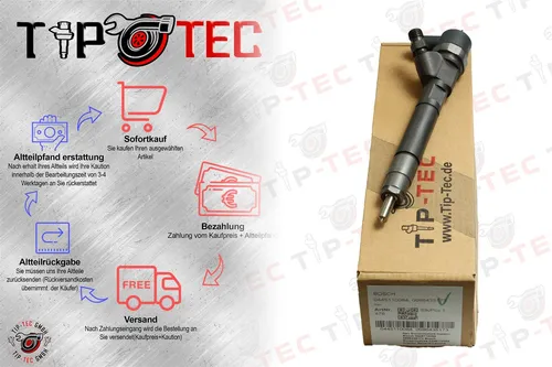 Injektor Renault 2.2 dCi Bosch (0445110184) - Hochwertiger Injektor für Renault-Fahrzeuge, passend für verschiedene Modelle. Garantiert eine effiziente Kraftstoffversorgung und optimale Leistung.