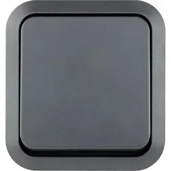 Aufputz-Aus-/Wechselschalter AquaStorm grau - 81 x 75 x 60 mm