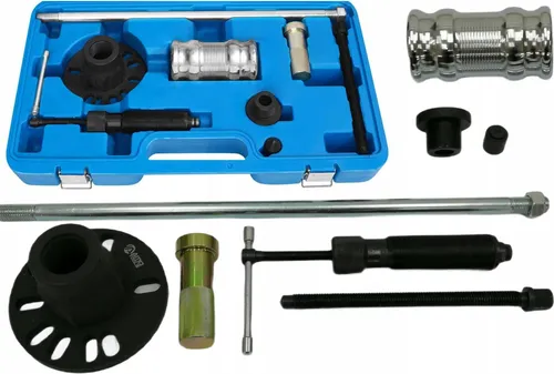 Hydraulik Radnaben Abzieher für BMW, Mercedes, VAG und mehr - Lagerabzieher mit 10 Tonnen Druck, ideal für die einwandfreie Montage und Demontage von Radlagern – vielseitig einsetzbar für zahlreiche Fahrzeugmarken.