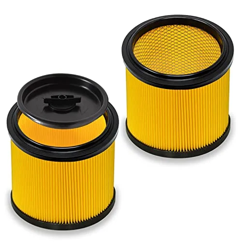 Original Parkside Lidl Faltenfilter Set 1x Filter flexibel mit Deckel, 1 x mit Stahlinnengitter für PNTS 23E, 1250, 1300, 1400, 1500 A1, B1, B2, B3, C1, C3, C4, D1, D3, E2, E4, F2, F5