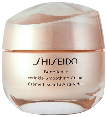 Shiseido Benefiance Wrinkle Smoothing Gesichtscreme 50 ml - Tagespflege für reife, normale und Mischhaut mit innovativer ReNeura Technology+ für effektive Anti-Aging-Wirkung und verbesserte Aufnahme von Nährstoffen.