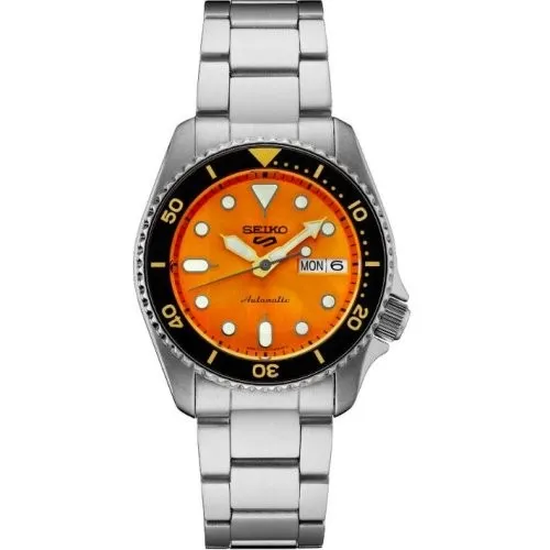 SEIKO 5 Sports SRPK35K1 - Sportliche Eleganz und Präzision - Herren Armbanduhr mit präzisem Automatikwerk, ideal für aktive Männer, die Stil und Funktionalität schätzen.