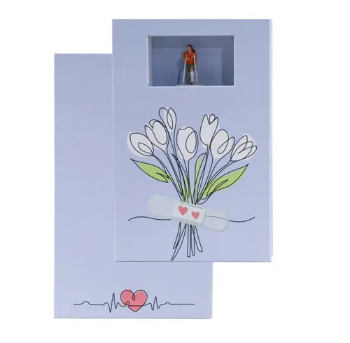 Noch 99506 Geschenkbox „Gute Besserung” 9x15 cm, 2,5 cm hoch