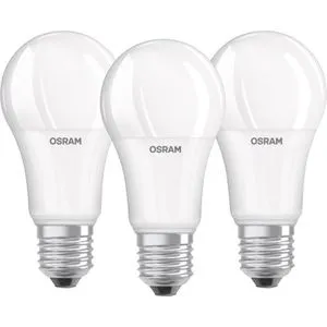 OSRAM LED-Lampe Base Classic A E27, 14W - Warmweiß, 3 Stück - Energiesparlampen mit 1.521 Lumen Lichtstrom, ersetzt 100W und bietet warmweißes Licht für gemütliche Atmosphäre. Lange Lebensdauer von bis zu 10.000 Stunden.