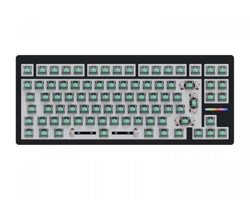 Wooting 80HE - Analoge 80% Gaming-Tastatur - Tastaturen & Keypads mit innovativen Hall-Effekt-Sensoren für präzise Eingaben und 8K-Abfragerate, ideal für Gamer, die Kontrolle und Geschwindigkeit suchen.