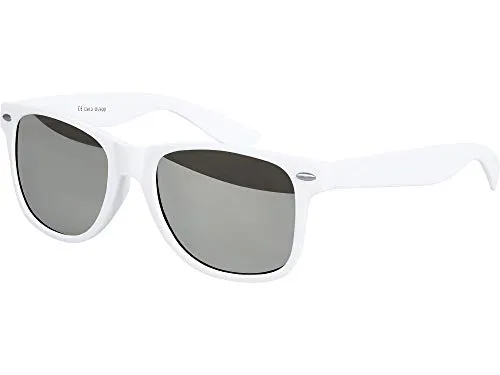 Balinco – Sonnenbrille Damen & Herren UV400 CAT 3 CE – Klassische Sonnenbrillen mit Federscharnier – Verspiegelte, braune, Klarglas & Smoke-Gläser – Sunglasses 100% UVA/UVB Schutz – Diverse Farben