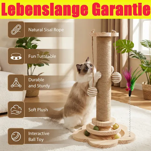 Feandrea Kratzbaum für große Katzen XXL - Hochbelastbar mit 6 Kratzsäulen - Aktivitätskratzbaum für große Katzen mit extra dicken Kratzsäulen, stabiler Bauweise und anpassbarem Design. Ideal für Maine Coons und Ragdolls, inklusive waschbarer Kissen!