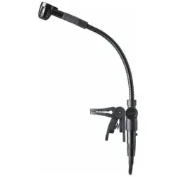 AKG C 519 ML Anklipp-Mikrofon - Mikrofon mit Nierencharakteristik, ideal für Instrumente und Gesang, inkl. Windschutz und Schwanenhals, perfekt für Live-Performances und Proben.