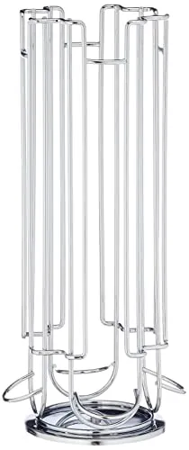 Tavolaswiss Kapselspender PARCO für 24 Dolce-Gusto Kapseln - Chromdraht, Silber, Poliert