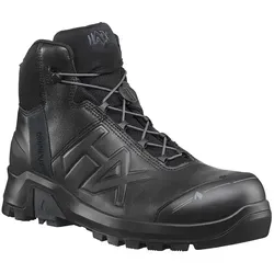 CONNEXIS Safety+ GTX LTR mid black - Sicherheitsschuhe für Profis - Arbeits- und Schutzkleidung mit wasserdichtem GORE-TEX® Futter und extrem rutschfester Sohle. Ideal für flexiblen Einsatz bei jedem Wetter, bietet höchsten Komfort und Sicherheit.
