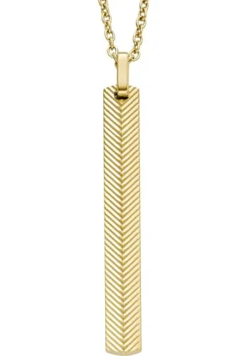 Fossil Jewelry JF04609710 Herrenhalskette - Ketten & Anhänger, elegante goldfarbene Edelstahl-Halskette für stilvolle Männer, ideal für jeden Anlass.