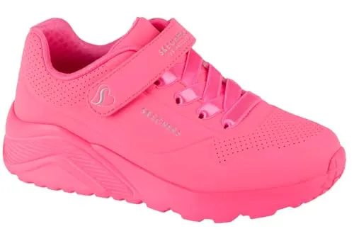 Skechers UNO LITE Sneaker in Rosa, 27 EU - Stylische Sneaker mit luftgekühltem Obermaterial aus Synthetik, ideal für bequemen Alltag und Freizeit.