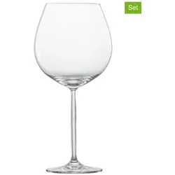 Schott Zwiesel Bourgogne Gläser Muse - 839 ml - 4 Stück - Weingläser aus patentiertem Tritan-Kristallglas, extrem bruch- und kratzfest, ideal für aromatische Rotweine wie Pinot Noir, für den professionellen und privaten Einsatz.