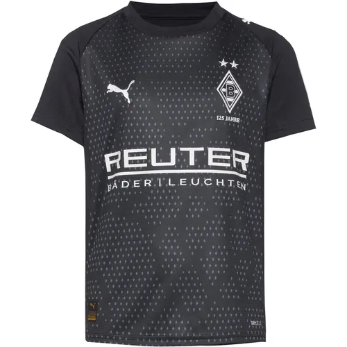 Puma BMG Third Jersey Replica Jr - puma black-warm white (03) 176 - Puma Kindertrikot für Borussia Mönchengladbach, ausgestattet mit innovativer dryCELL-Technologie für besten Tragekomfort und aus 95% recycelten Materialien für nachhaltigen Fußballgenuss.