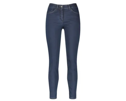 GERRY WEBER Edition Damen Best4me Cropped Jeans, Dunkelblau, 34 EU - Stylische Best4me Cropped Jeans für Damen, ideal für vielseitige Outfits. Hoher Tragekomfort und modischer Schnitt machen sie zum perfekten Begleiter.