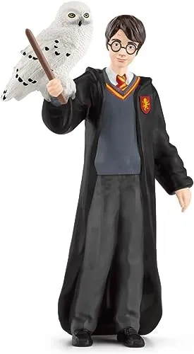 Schleich Harry Potter & Hedwig 42633 - Spielfiguren, detailgetreue Nachbildung von Harry Potter und Hedwig, ideal für Fans und Sammler.
