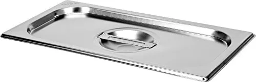 YATO Profi Edelstahl GN Gastronormbehälter 1/3 Größen Auswahl 20-200mm auch Deckel Gastro Norm Behälter (Deckel für 1/3)