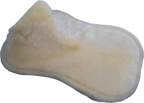 Engel Reitsport Sattelpad SAKIS1 - Sattelpad für Reiten, mit hochwertigem Lammfell und Baumwollsteppstoff für optimalen Komfort und Druckverteilung, ideal für Esel und Pferde.