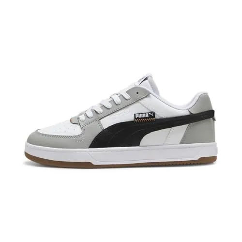 Puma Unisex Caven 2.0 Sneakers - Sportlicher Retro-Stil in Weiß und Schwarz - Stylische Sneakers mit recyceltem Obermaterial und SOFTFOAM Komfort. Ideal für sportliche Aktivitäten und den Alltag, vereinen sie Funktionalität mit einem modernen Look.