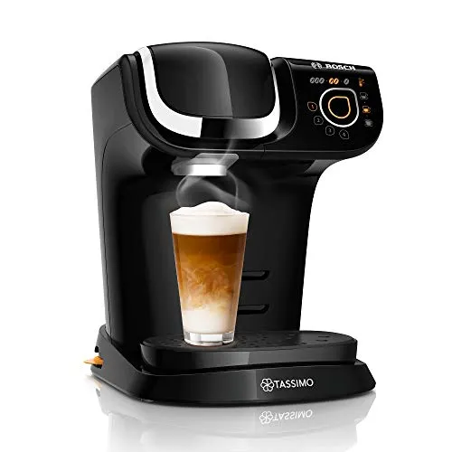 Bosch TASSIMO My Way 2 TAS6502 schwarz - Kapselmaschine mit INTELLIBREW, personalisierte Getränkevielfalt und einfache One-Touch-Bedienung