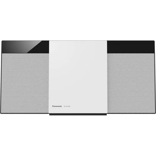 Panasonic SC-HC304EG-W Design-Stereo - Kompaktanlage mit 20 Watt RMS, Bluetooth und DAB+ für vielseitigen Musikgenuss, ideal zur Wandmontage und für jeden Raum.