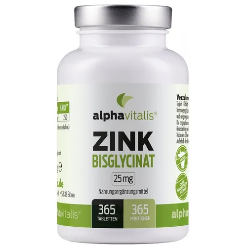 Alphavitalis® Zink Bisglycinat Tabletten