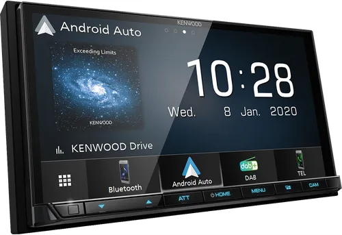Kenwood DMX7520DABS - 17,7 cm Digital Media Moniceiver mit DAB+, CarPlay und Hi-Res Audio, ideal für modernes Auto-Entertainment