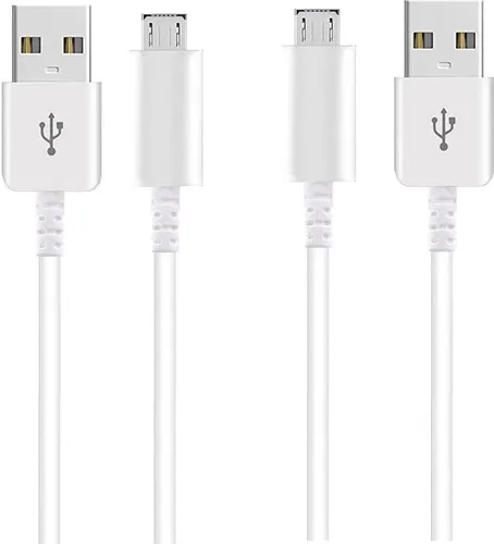 2x Micro-USB 100 cm Kabel Datenkabel Ladekabel für Huawei Y6 Y6 2017 Y6 2018 Y6 2019 Y6 pro 2017 Y6 Prime